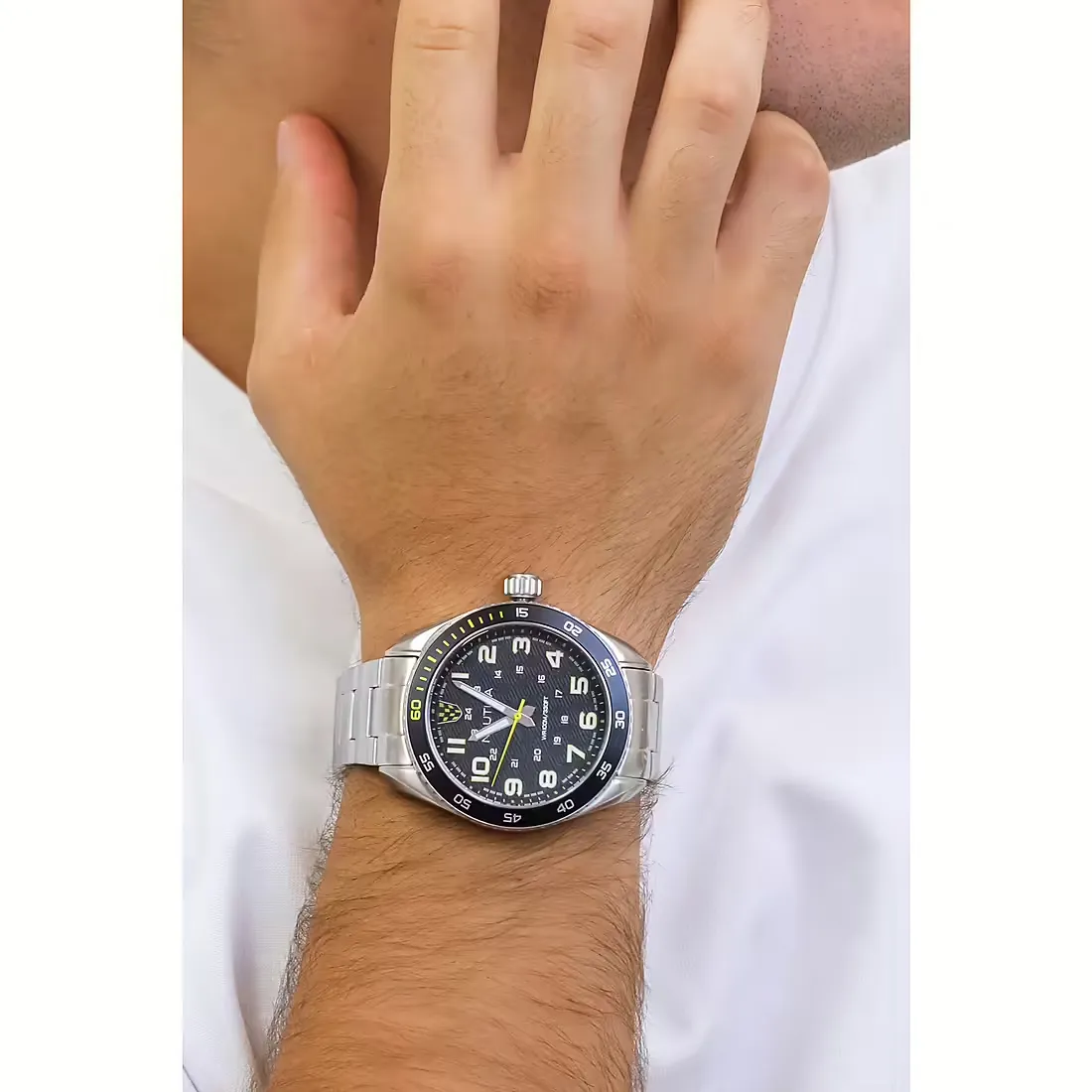 Orologio Uomo Nautica Confezione Doppio Cinturino Gomma Acciaio WR100 Cacciavite - immagine 3