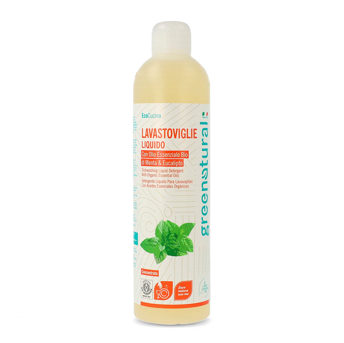 Lavastoviglie Liquido Menta & Eucalipto 500ml