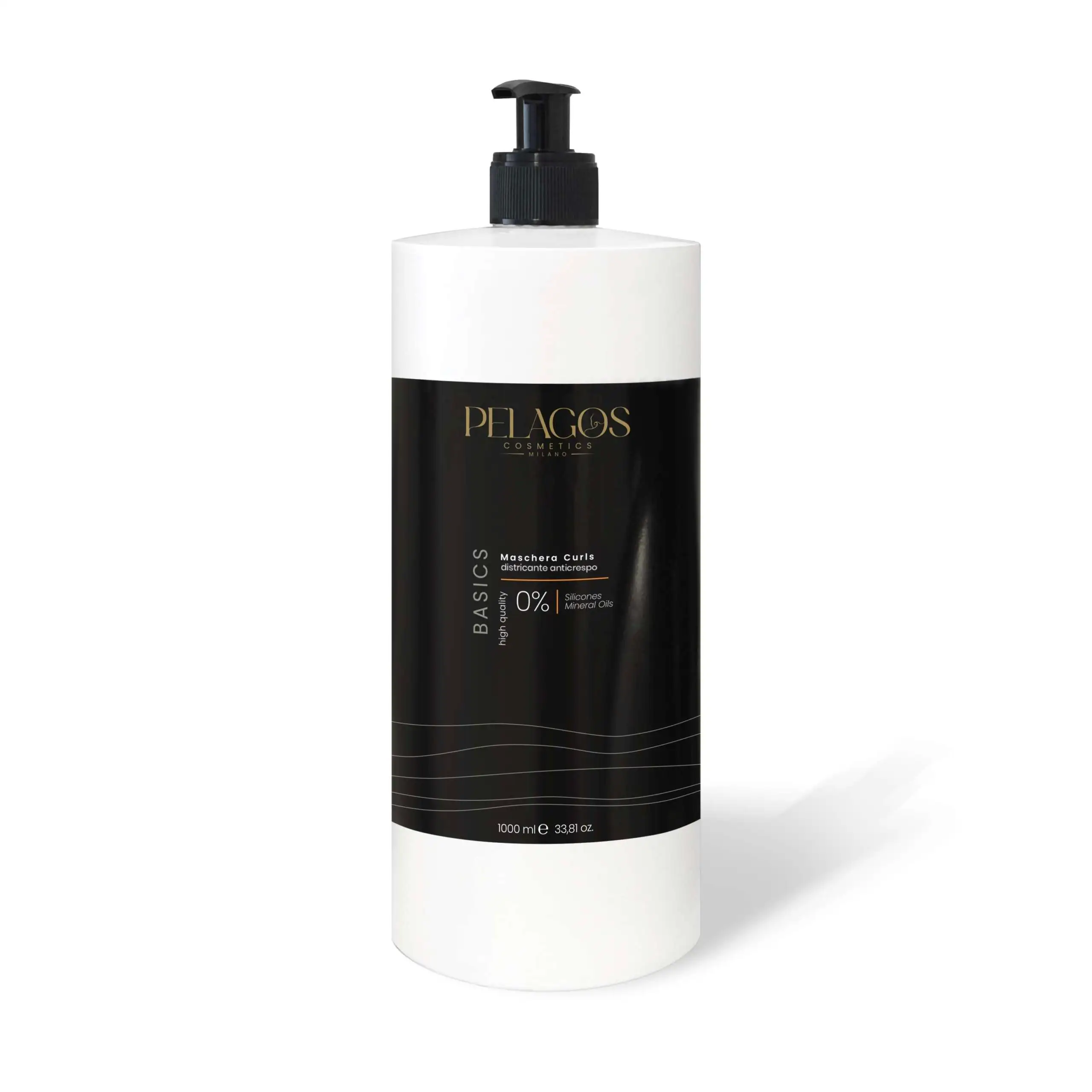 BASICS Maschera Curls 1000 ml – Pelagos Cosmetics Milano
