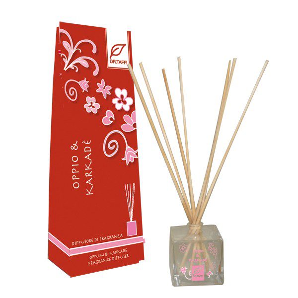 DIFFUSORE DI FRAGRANZA OPPIO E KARKADE 80ML