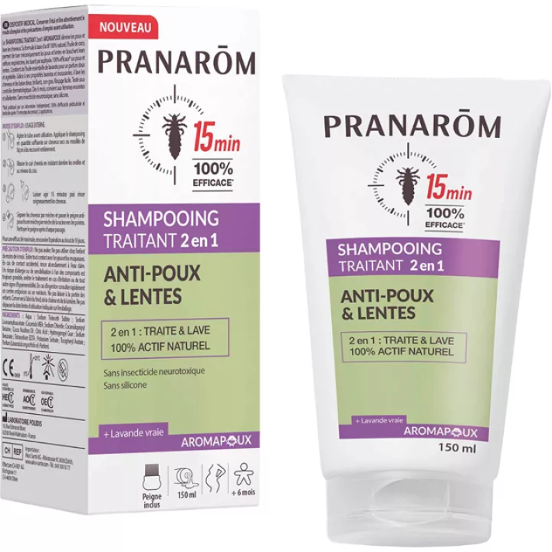 LOZIONE TRATTANTE RAPIDA CONTRO PIDOCCHI E LENDINI Pranarom