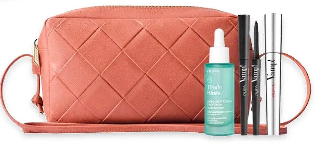 Confezione Regalo Donna Pupa Milano Con Mascara Vamp Matita Siero Viso Pupa Bag