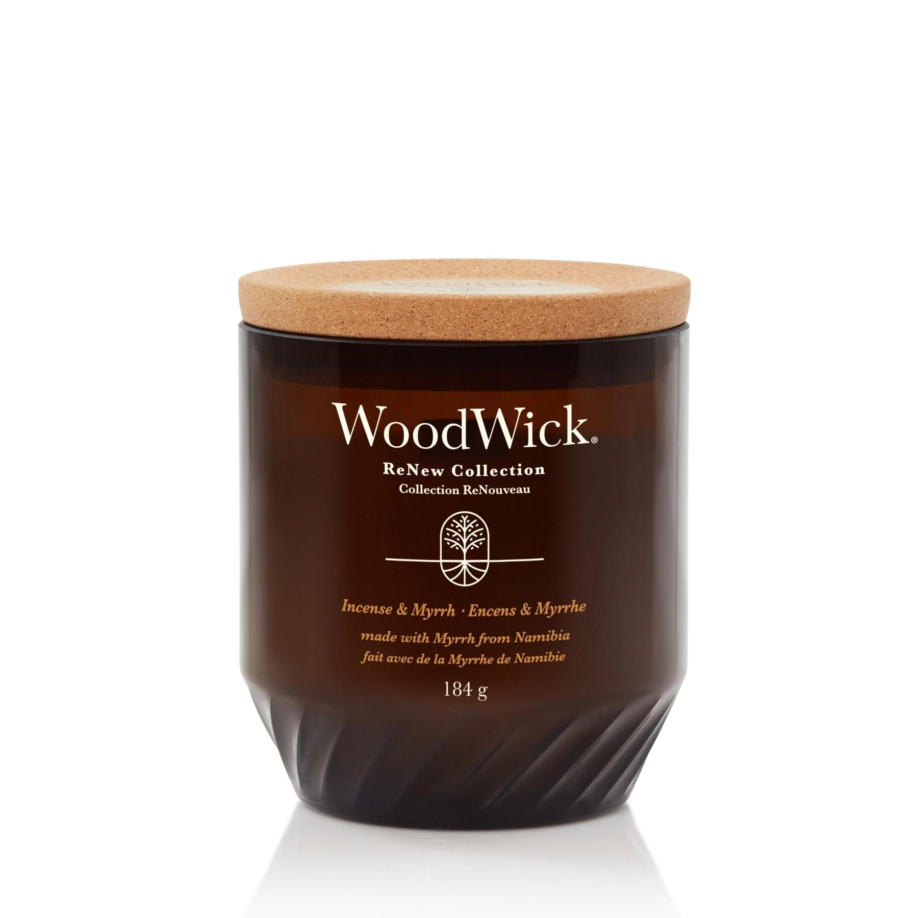 Woodwick – Candela Clessidra WoodWick® – Incense & Myrrh – Media – 275 g - immagine 2